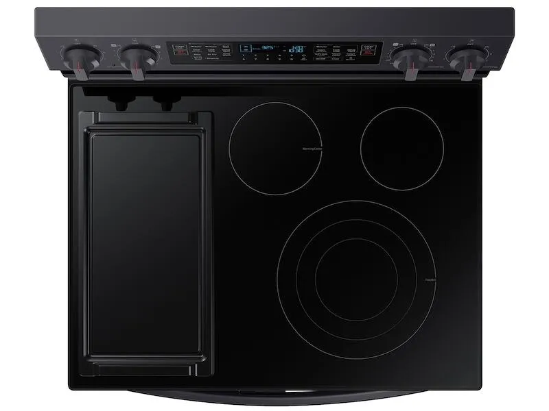 Samsung NE63A6751SG 6.3 Cu. Ft. Smart Freestanding Electric Range With Flex Duo&#8482;. No-Preheat Air Fry & Griddle In Black Stainless Steel