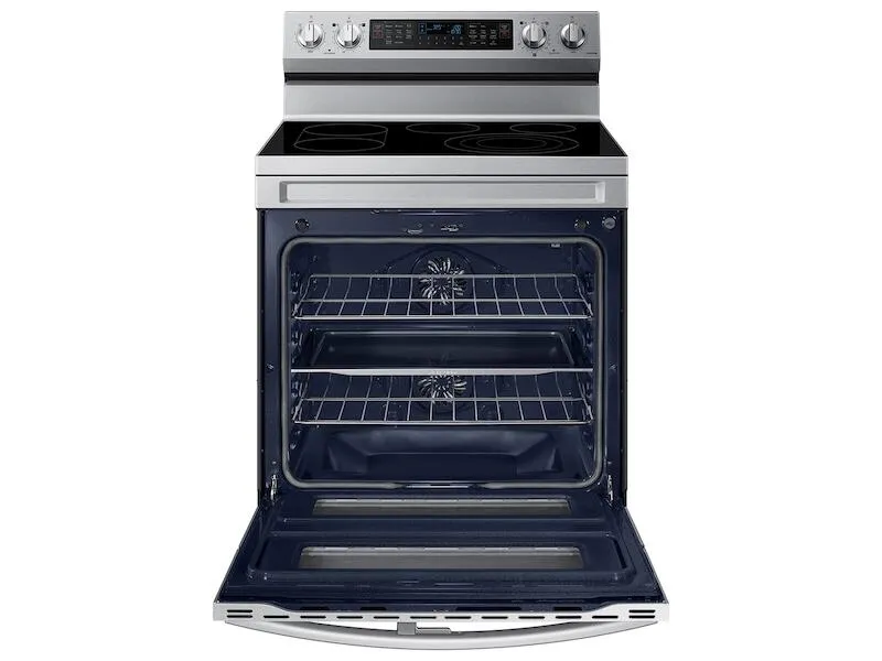 Samsung NE63A6751SS 6.3 Cu. Ft. Smart Freestanding Electric Range With Flex Duo&#8482;. No-Preheat Air Fry & Griddle In Stainless Steel