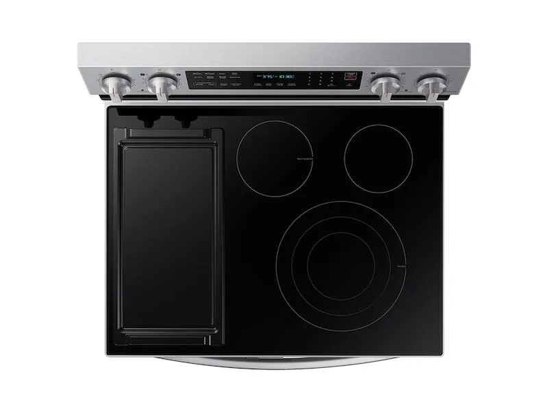 Samsung NE63A6751SS 6.3 Cu. Ft. Smart Freestanding Electric Range With Flex Duo&#8482;. No-Preheat Air Fry & Griddle In Stainless Steel