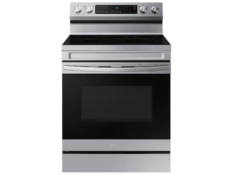 Samsung NE63D6511SR 6.3 Cu. Ft. Smart Freestanding Energy Star Certified Electric Range With Air Fry In Stainless Steel