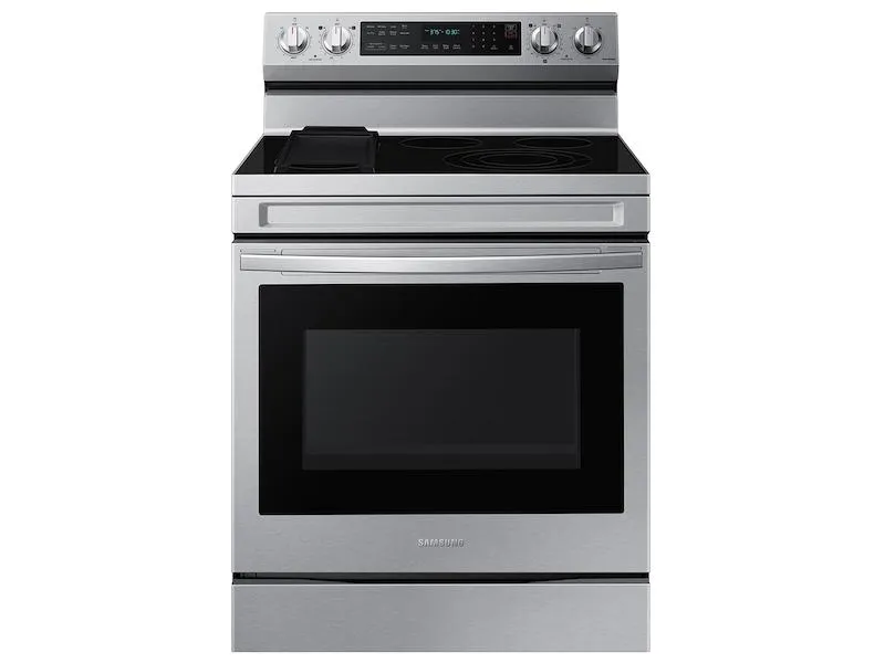 Samsung NE63D6711SR 6.3 Cu. Ft. Smart Freestanding Energy Star Certified Electric Range With Air Fry And Griddle In Stainless Steel