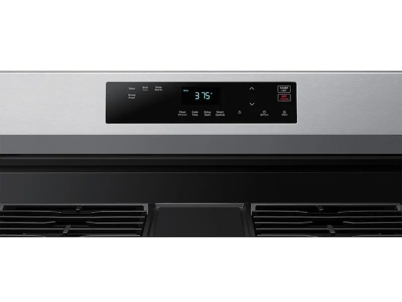 Samsung NX60A6111SS 6.0 Cu. Ft. Smart Freestanding Gas Range With Integrated Griddle In Stainless Steel