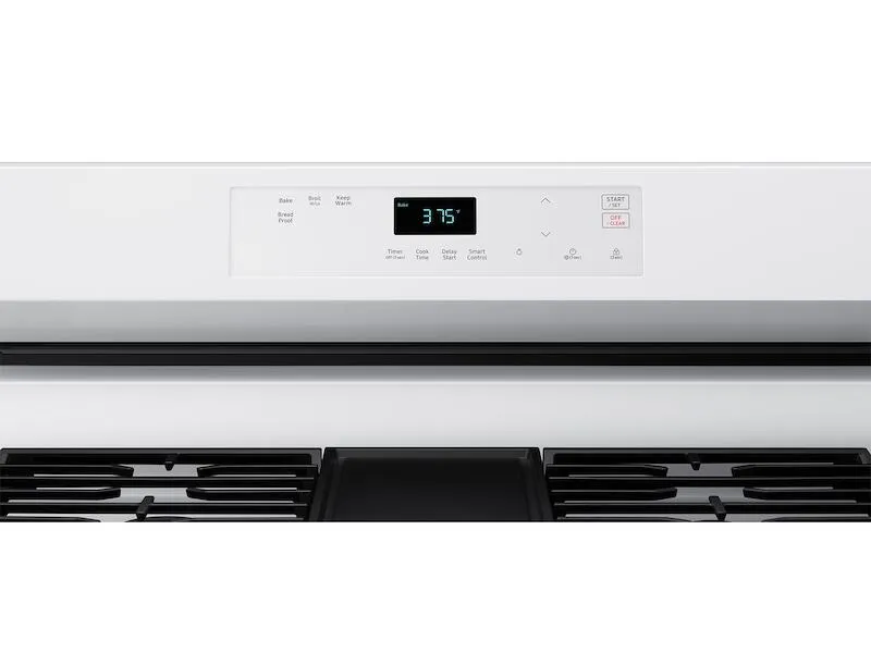 Samsung NX60A6111SW 6.0 Cu. Ft. Smart Freestanding Gas Range With No-Preheat Air Fry & Convection In White