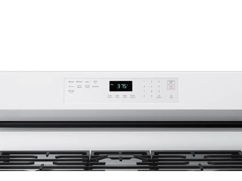 Samsung NX60A6511SW 6.0 Cu. Ft. Smart Freestanding Gas Range With Integrated Griddle In White