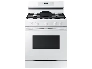 Samsung NX60A6511SW 6.0 Cu. Ft. Smart Freestanding Gas Range With Integrated Griddle In White