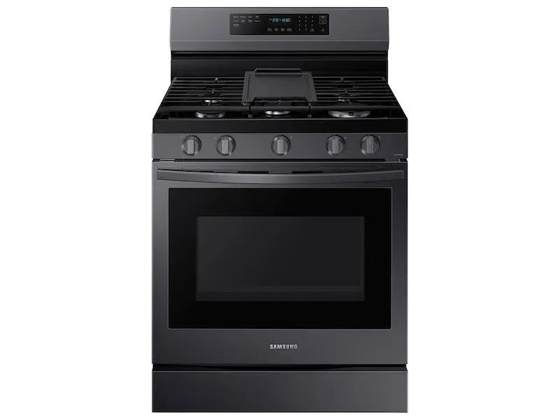 Samsung NX60A6711SG 6.0 Cu. Ft. Smart Freestanding Gas Range With No-Preheat Air Fry And Convection  In Black Stainless Steel