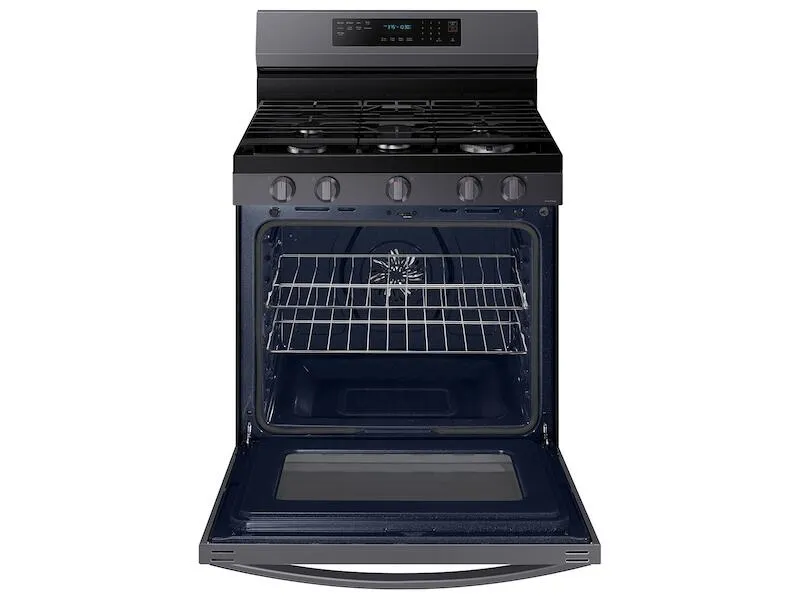 Samsung NX60A6711SG 6.0 Cu. Ft. Smart Freestanding Gas Range With No-Preheat Air Fry And Convection  In Black Stainless Steel