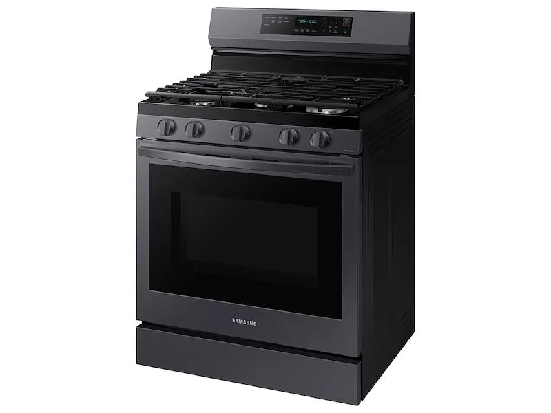 Samsung NX60A6711SG 6.0 Cu. Ft. Smart Freestanding Gas Range With No-Preheat Air Fry And Convection  In Black Stainless Steel