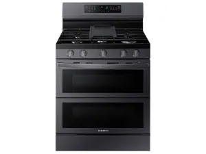 Samsung NX60A6751SG 6.0 Cu. Ft. Smart Freestanding Gas Range With Flex Duo&#8482; & Air Fry In Black Stainless Steel