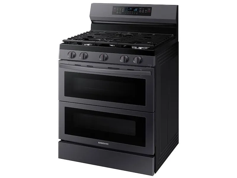 Samsung NX60A6751SG 6.0 Cu. Ft. Smart Freestanding Gas Range With Flex Duo&#8482; & Air Fry In Black Stainless Steel