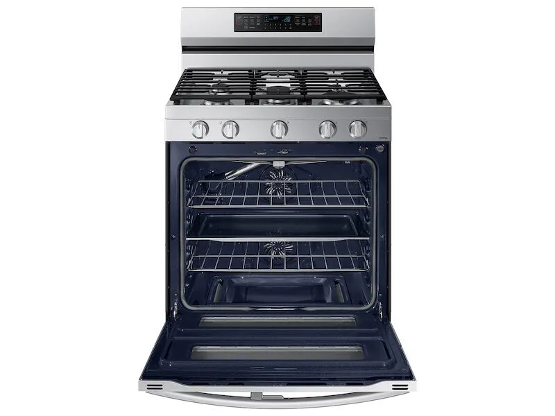 Samsung NX60A6751SS 6.0 Cu. Ft. Smart Freestanding Gas Range With Flex Duo&#8482;. Stainless Cooktop & Air Fry In Stainless Steel