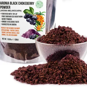 Siberian Green - Black Aronia Berry & Sea Buckthorn Powder  300g (10.58 oz)