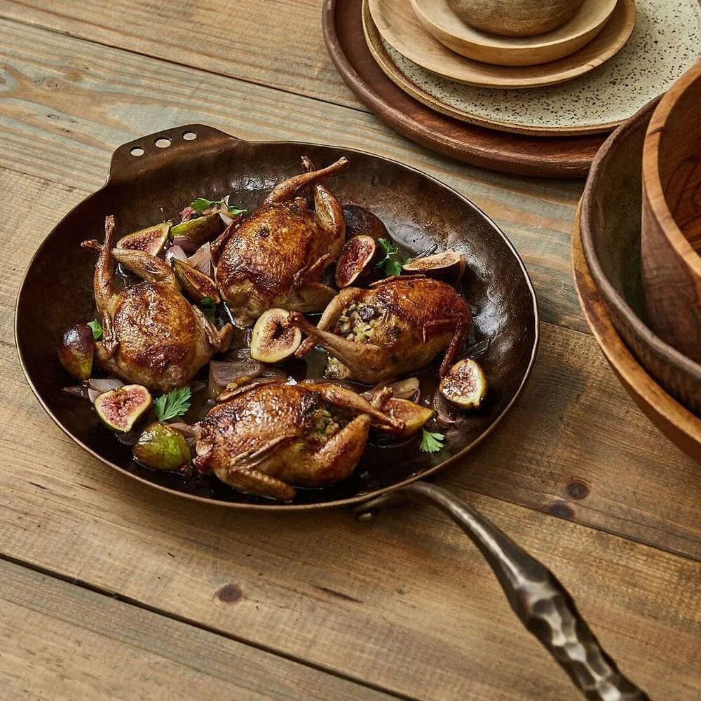 Smithey Carbon Steel Farmhouse 12 Skillet - Made in USA