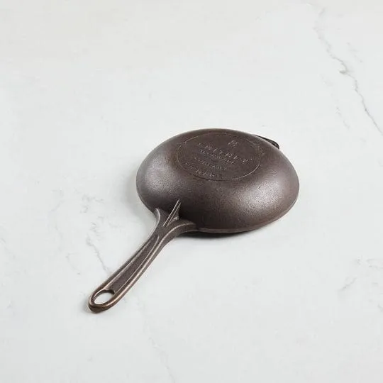 Smithey Ironware 8 Cast Iron Skillet - Polished Frying Pan with Curved Sides - Made in USA
