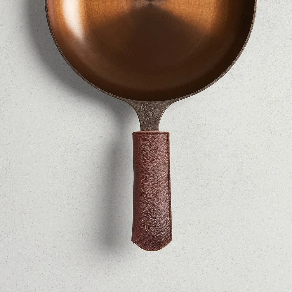 Smithey Ironware Extended Length Leather Handle Sleeve