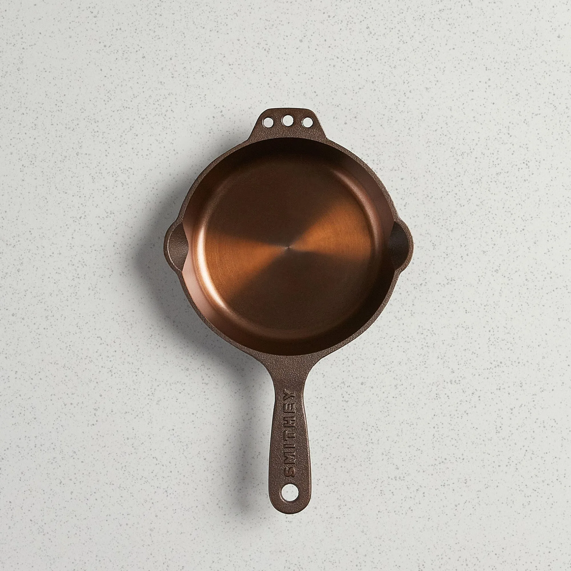 Smithey Ironware Signature Polished Traditional Cast Iron Skillet - 6 - Made in USA