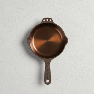 Smithey Ironware Signature Polished Traditional Cast Iron Skillet - 6 - Made in USA