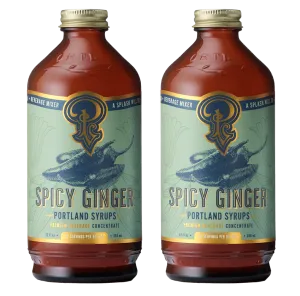 Spicy Ginger Syrup two-pack by Portland Syrups