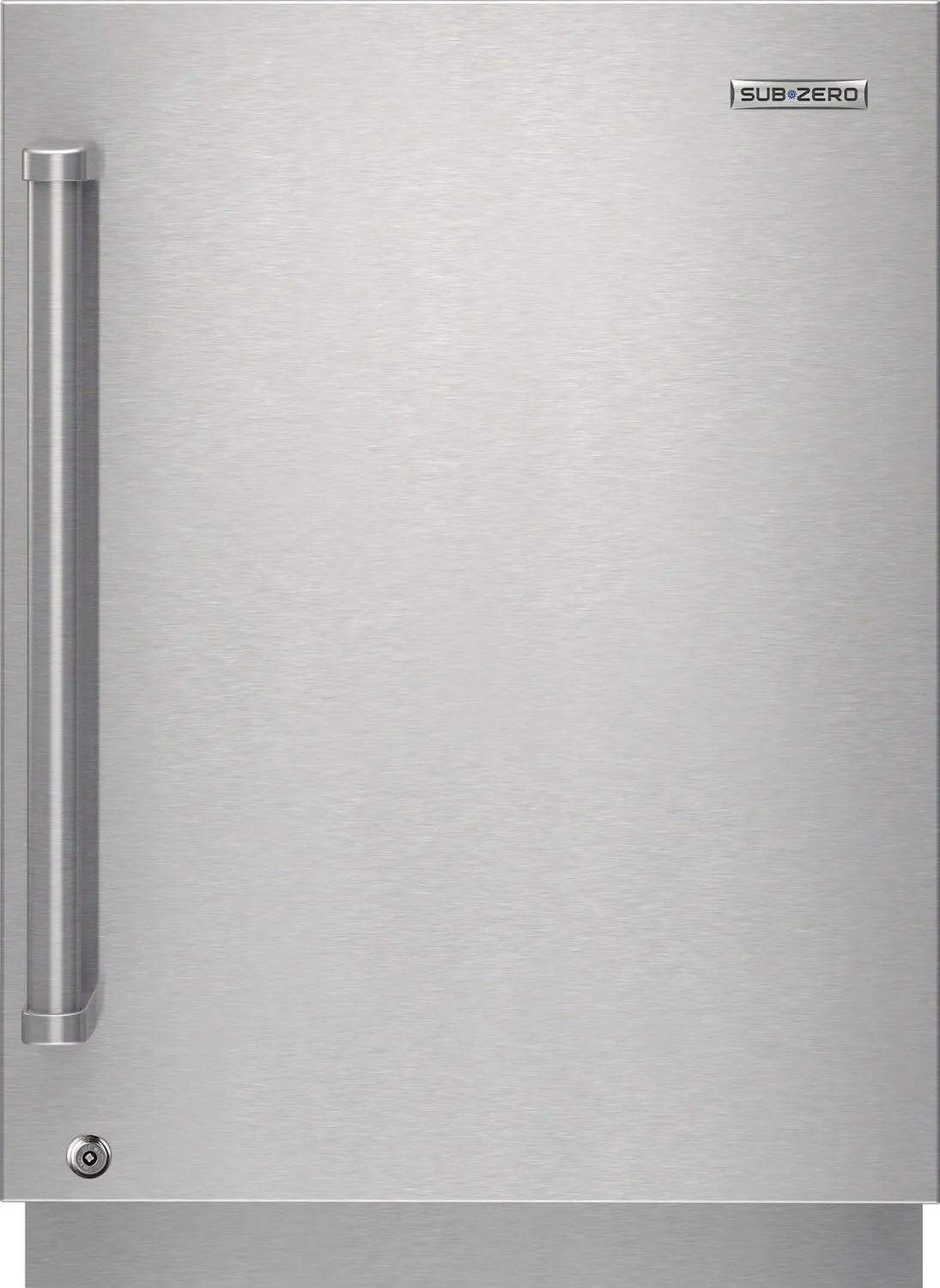 Sub-Zero 9028546 Outdoor Stainless Steel Solid Door Panel With Lock - Pro Handle. Right Hinge