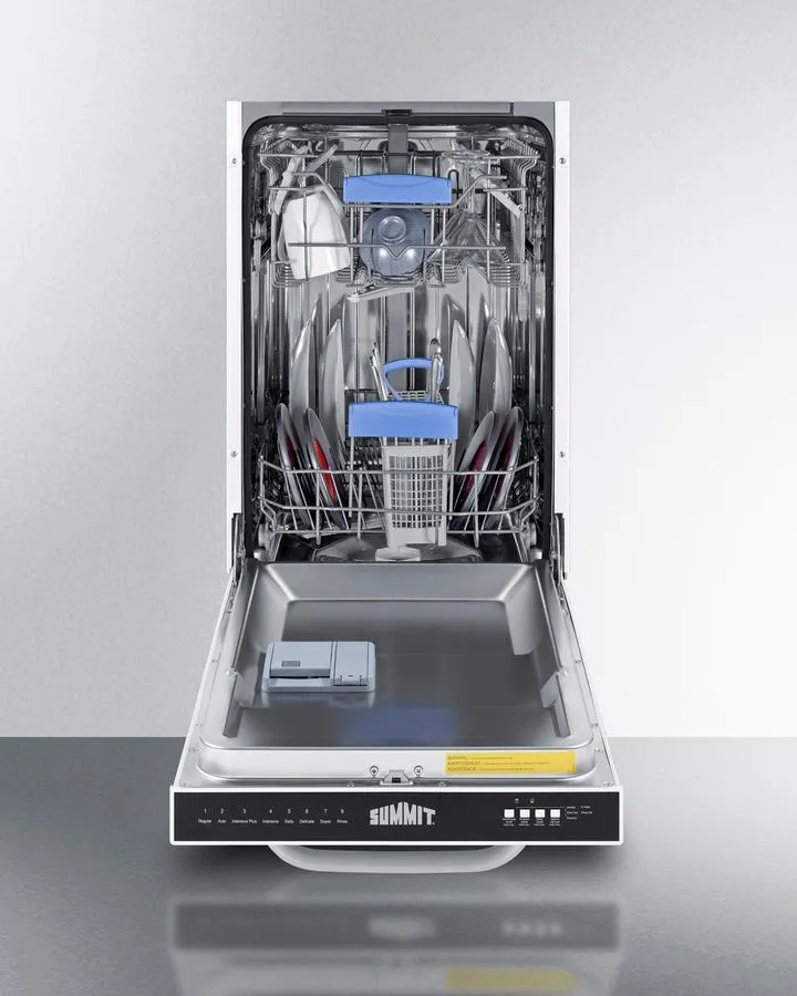 Summit DW183WADA 18 Wide Built-In Dishwasher. Ada Compliant