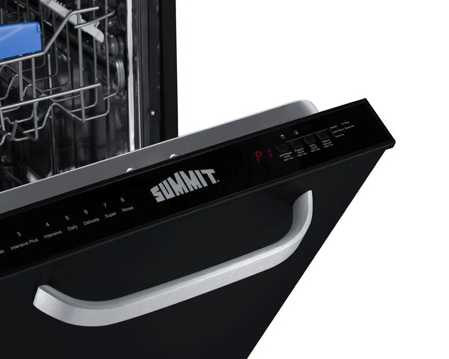 Summit DW184BADA 18 Wide Built-In Dishwasher. Ada Compliant