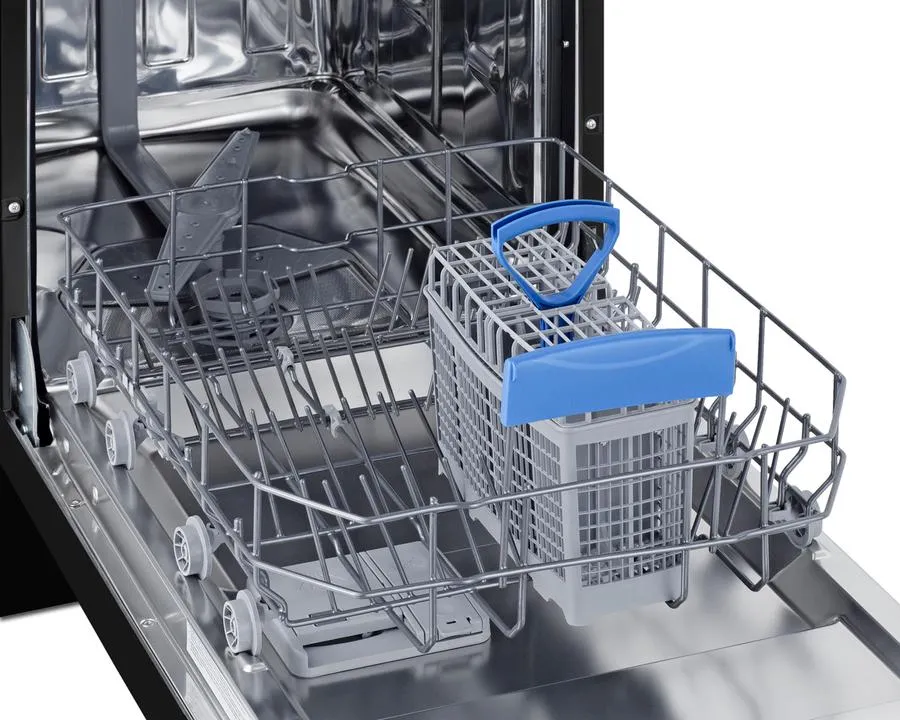 Summit DW184BADA 18 Wide Built-In Dishwasher. Ada Compliant