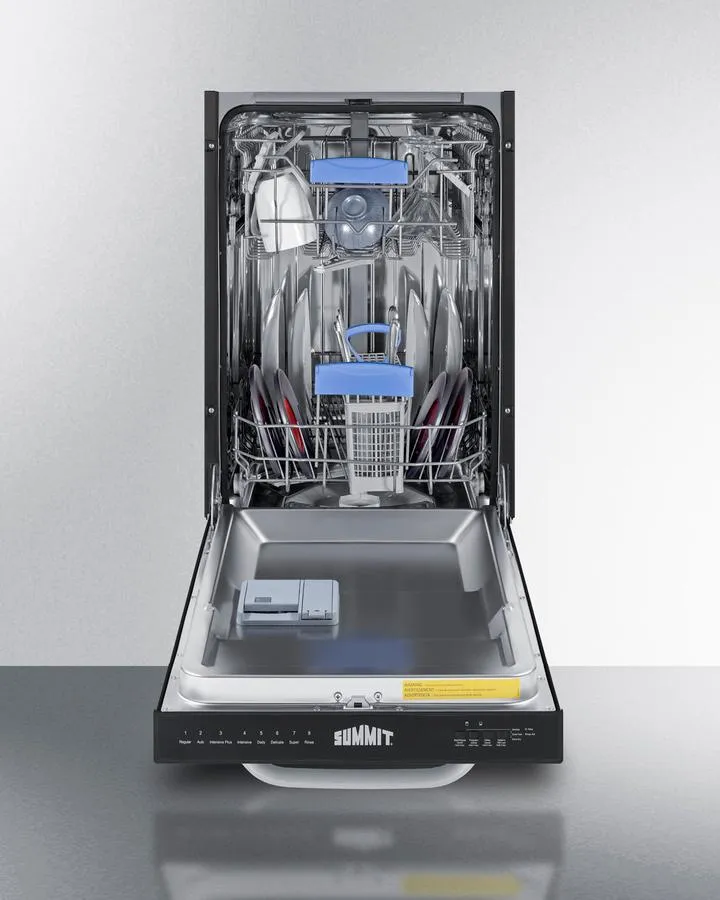 Summit DW184BADA 18 Wide Built-In Dishwasher. Ada Compliant