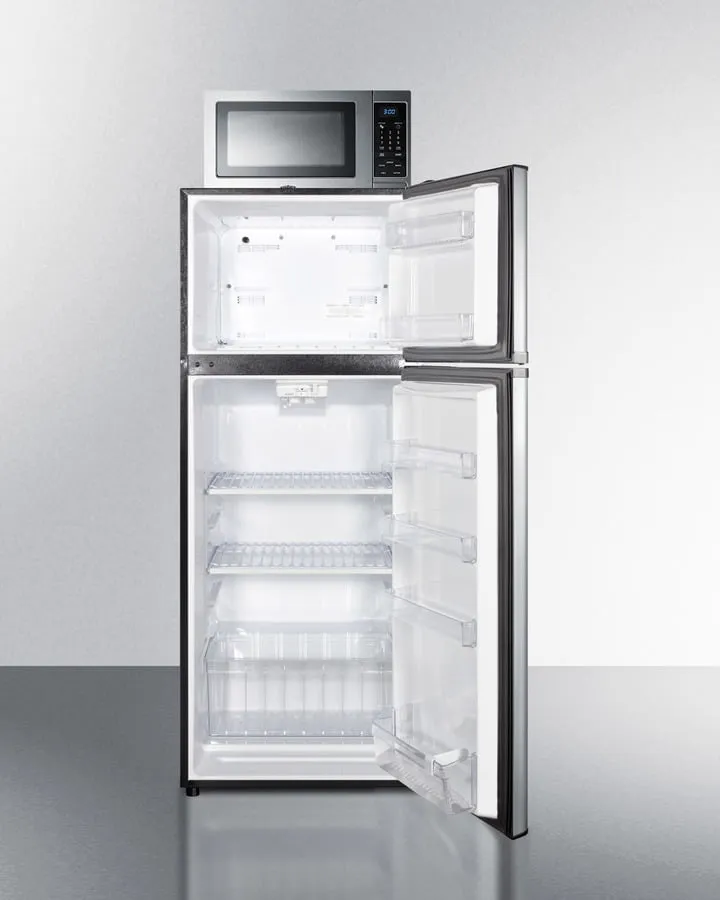 Summit MRF1159SS Microwave/Refrigerator-Freezer Combination