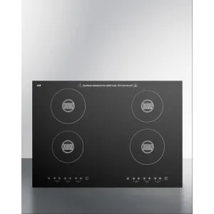 Summit SINC430220 30 Wide 230-V 4-Burner Induction Cooktop