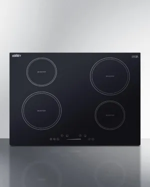 Summit SINC4B301B 30 Wide 208-240V 4-Zone Induction Cooktop