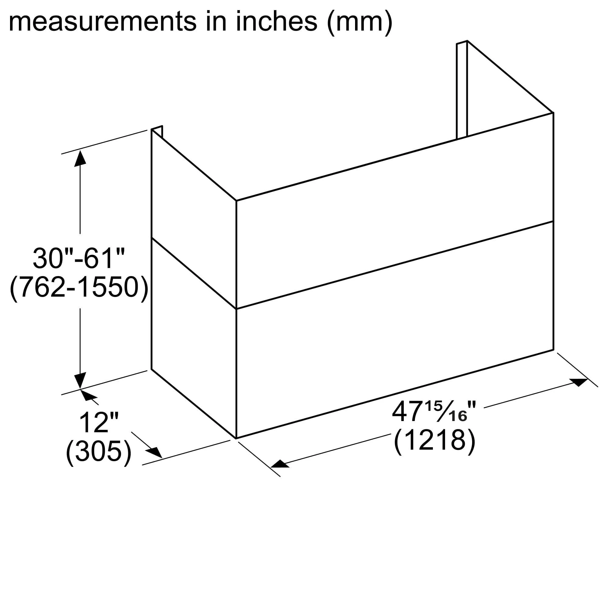 Thermador DC481012W Ventilation Accessory Dc481012W