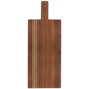 Totally Bamboo - Acacia Pinstripe Charcuterie Paddle Board - 20