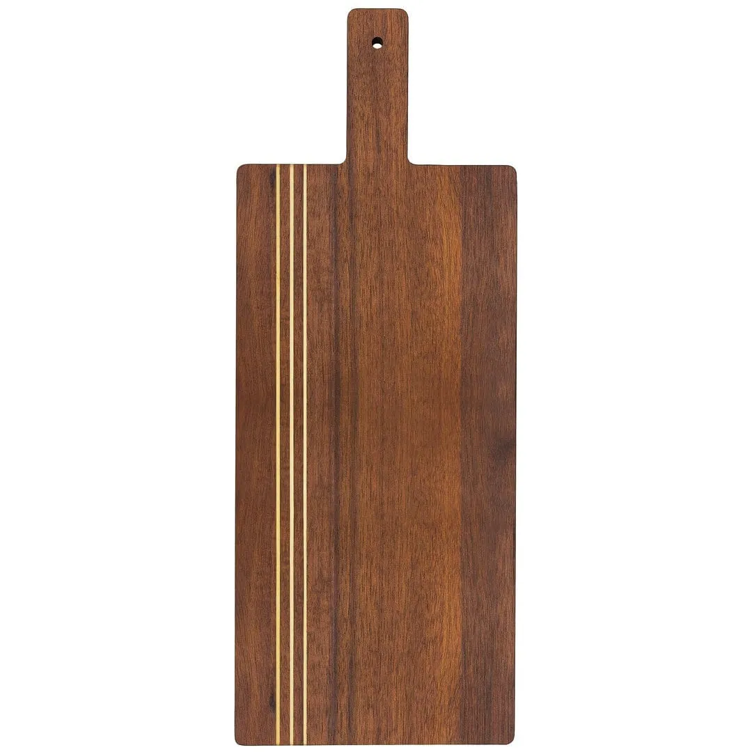Totally Bamboo - Acacia Pinstripe Charcuterie Paddle Board - 20