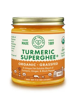 Turmeric Superghee. Grassfed & Certified Organic - 7.5 oz