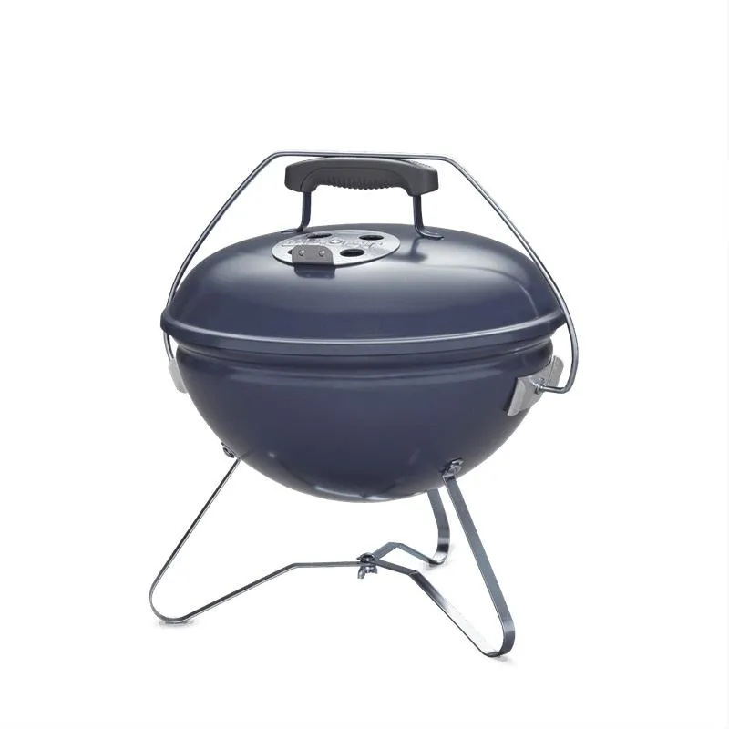 Weber 1126801 Smokey Joe Premium Charcoal Grill 14 - Slate Blue