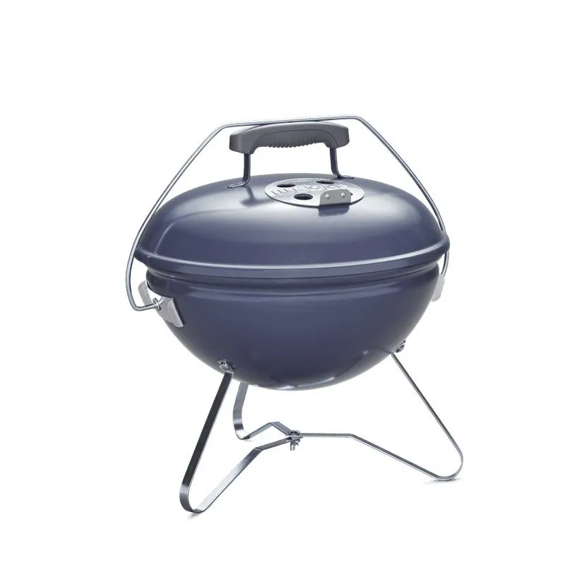 Weber 1126801 Smokey Joe Premium Charcoal Grill 14 - Slate Blue