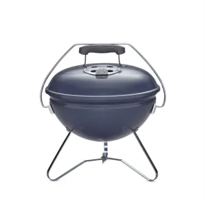Weber 1126801 Smokey Joe Premium Charcoal Grill 14 - Slate Blue