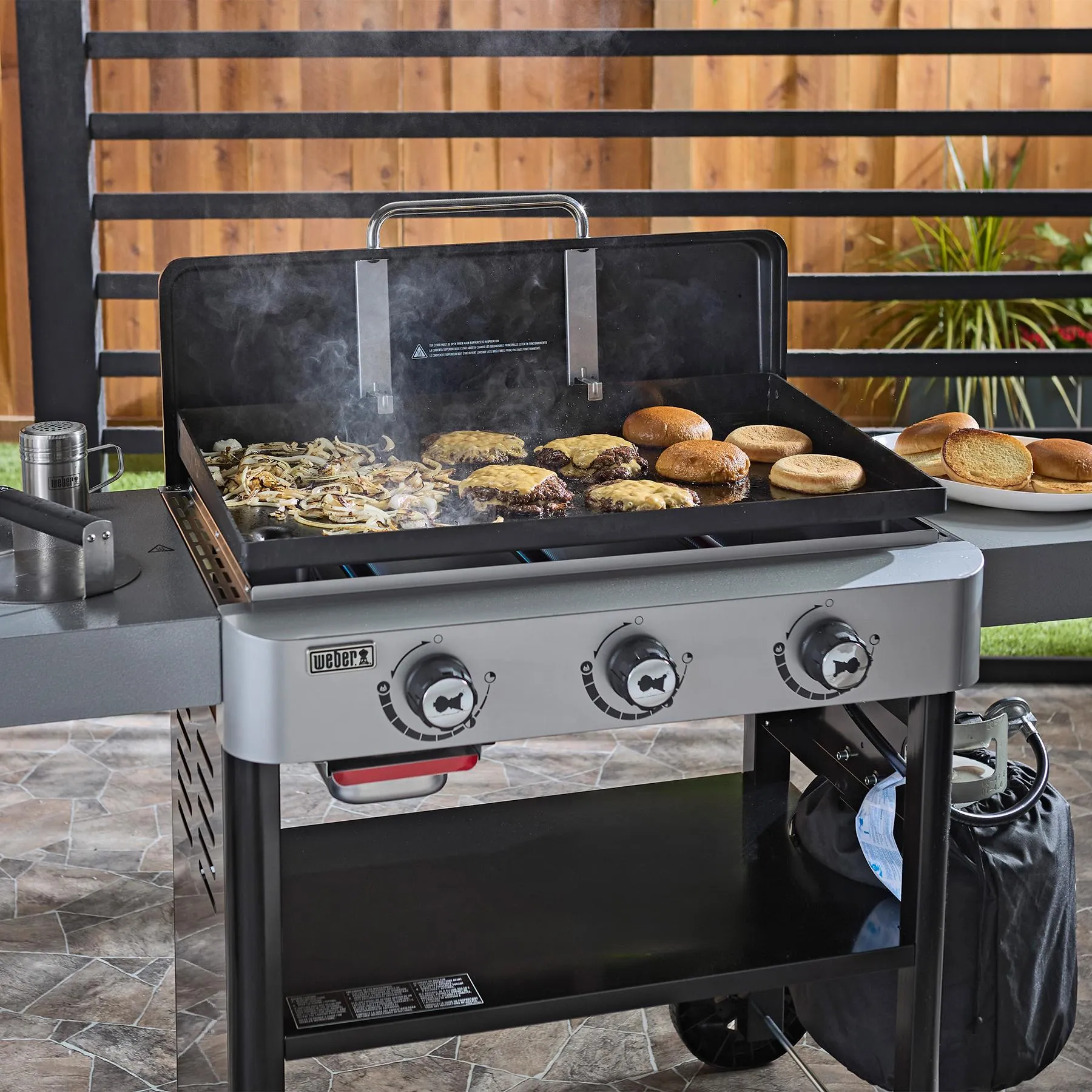 Weber 1501005 Weber 28 Rust-Resistant Griddle - Black