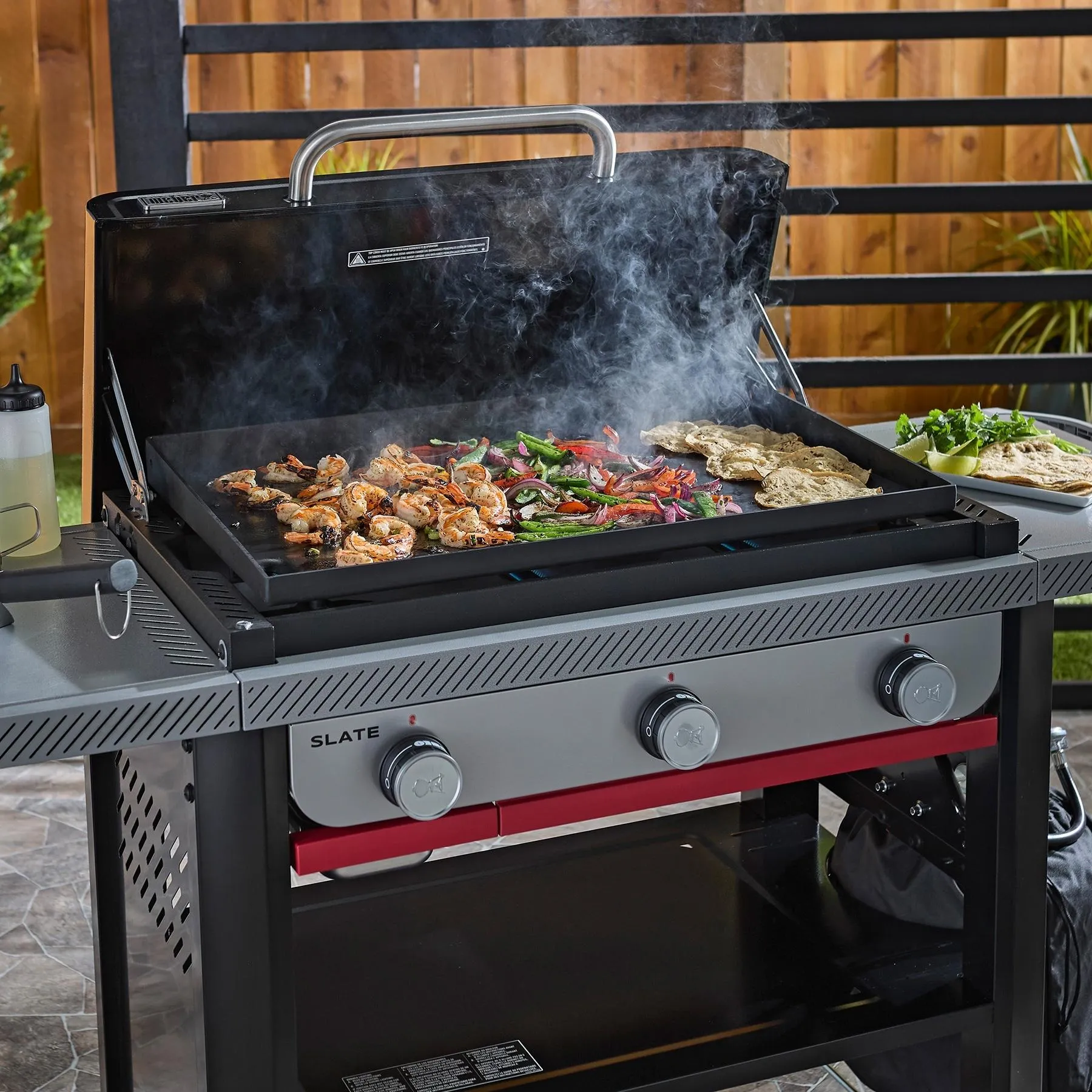 Weber 1501345 Slate 28 Rust-Resistant Griddle - Black