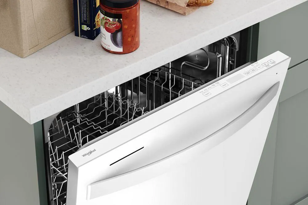 Whirlpool WDT740SALW Large Capacity Dishwasher With Tall Top Rack
