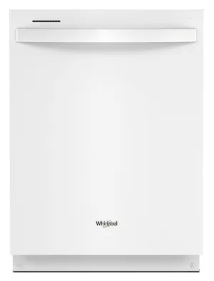Whirlpool WDT740SALW Large Capacity Dishwasher With Tall Top Rack