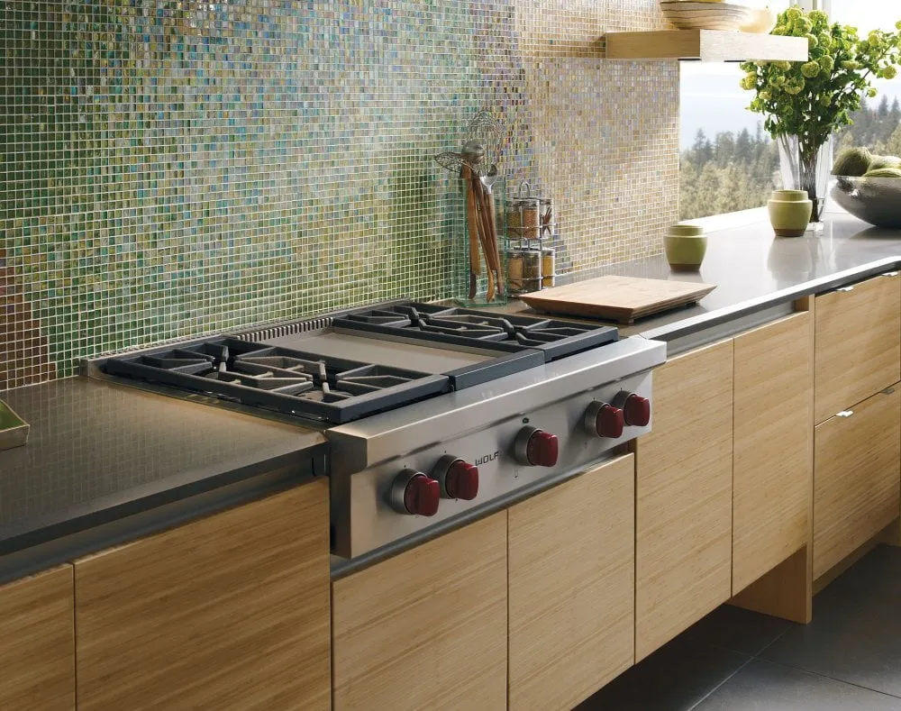 Wolf SRT364GLP 36 Sealed Burner Rangetop - 4 Burners And Infrared Griddle