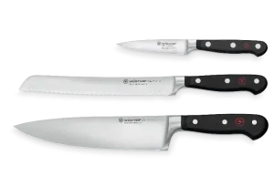 Wusthof Classic 3pc Starter Set with 8 Bread Knife