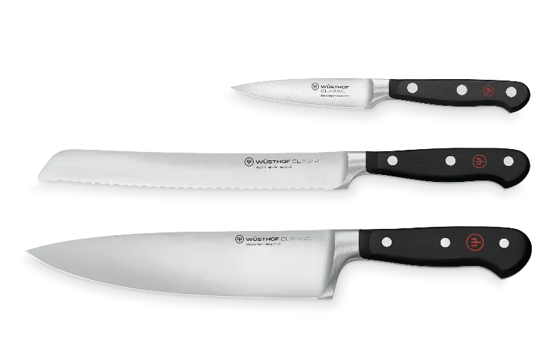 Wusthof Classic 3pc Starter Set with 8 Bread Knife