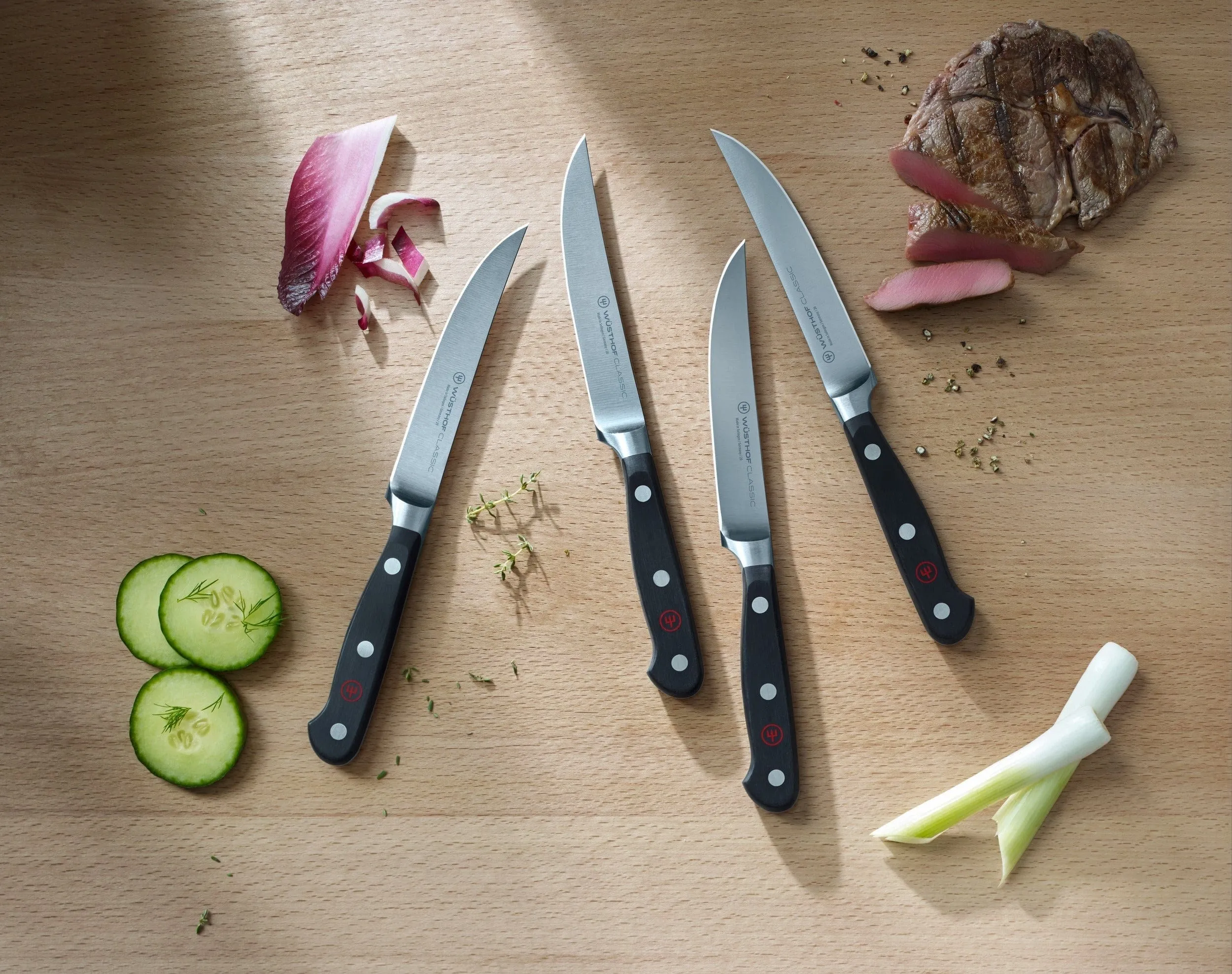 Wusthof Classic 4-Piece Steak Knife Set