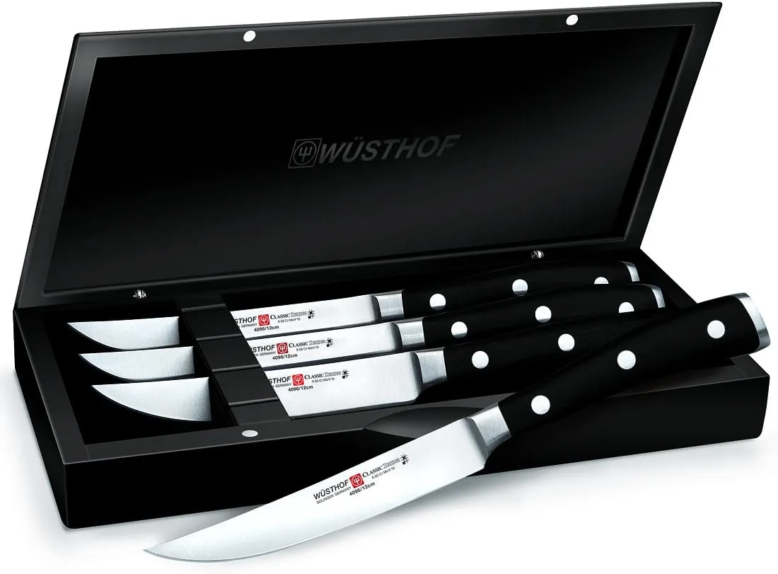 Wusthof Classic Ikon 4-Piece Steak Knife Set